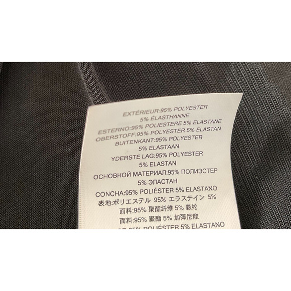 Michael Kors XS Black Dress Ruched Bodice Flutter Sleeves Ruffled Hem Cocktail - Picture 8 of 11